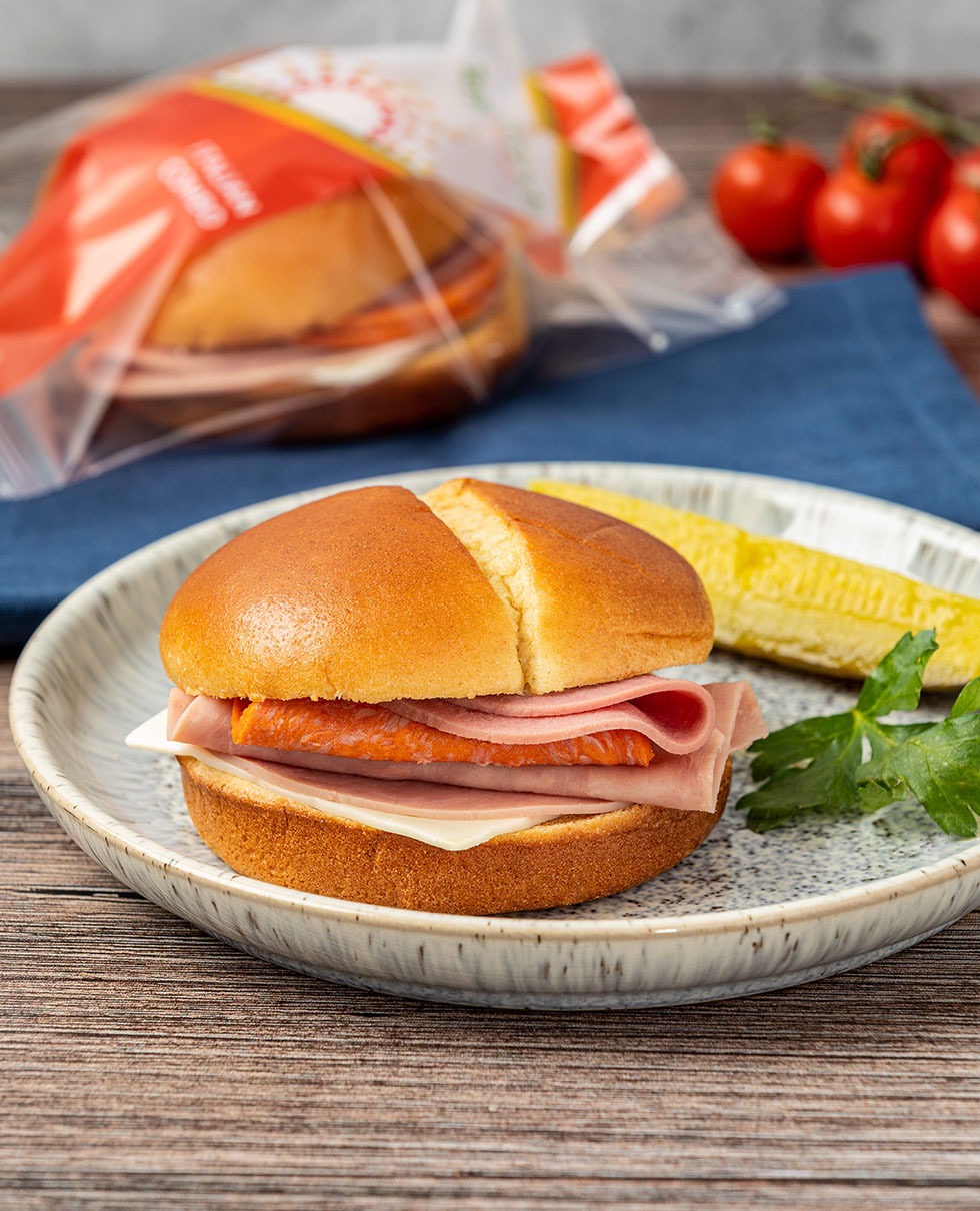 Individually Wrapped Whole Grain Italian Combo Sandwich