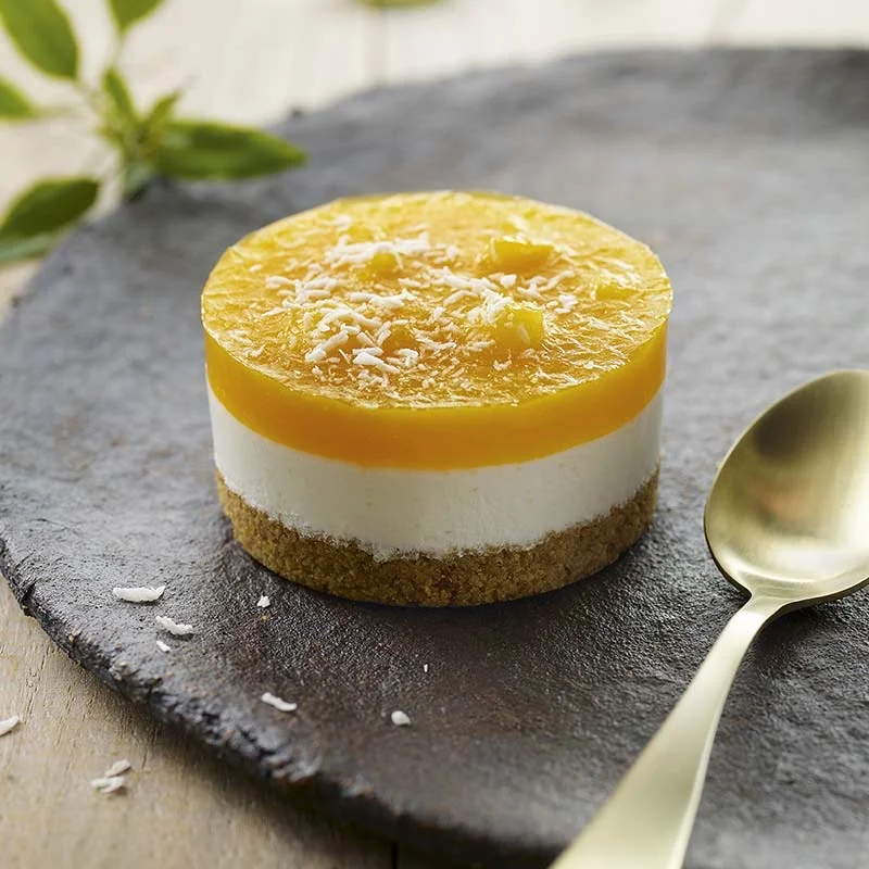 Coconut Mango Shortbread Individual Cakes