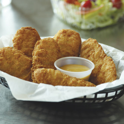 Uncooked Breaded Chicken Tenders