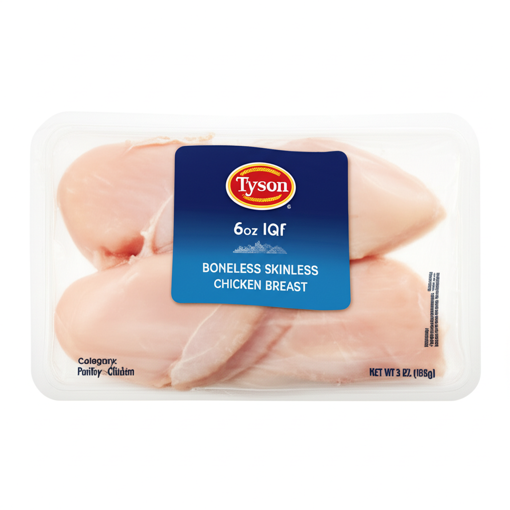 6oz Iqf Boneless Skinless Chicken Breast