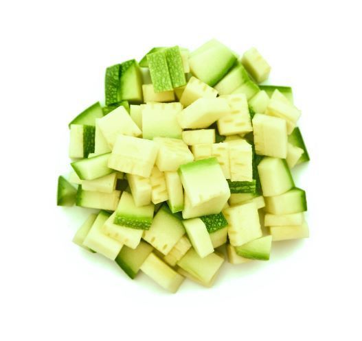 Cut And Quartered Zucchini