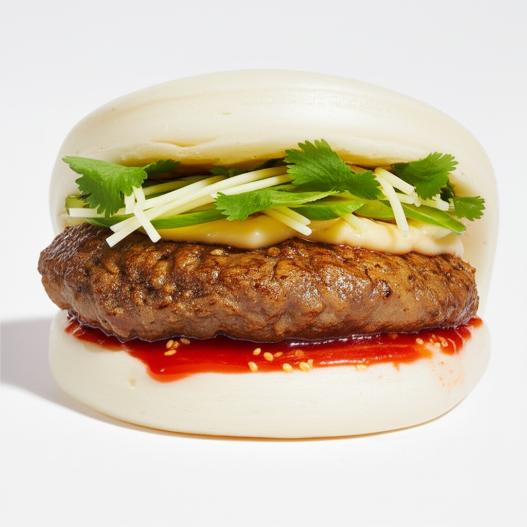 Cheeseburger Bao Bun